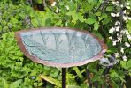 Aspen Leaf Birdbath- Stake