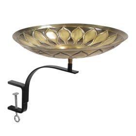 African Daisy Birdbath- Rail Mount Bracket