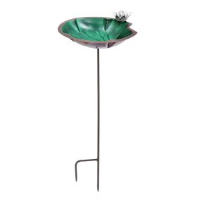 Lilypad Birdbath- Stake