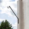 13" Angled Wall Mount Pole 45°