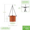 Vera Hanging Planter, Burnt Sienna