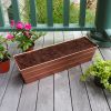 Small Copper Plated Flower Box