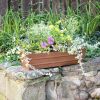 Small Copper Plated Flower Box