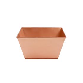 Small Copper Plated Tapered Planter