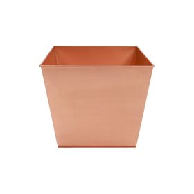 Large Copper Plated Tapered Planter