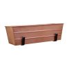 Medium Copper Flower Box- Wall Brackets