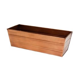 Medium Copper Plated Flower Box