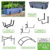 Medium Blue Flower Box- Wall Brackets