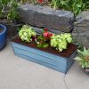 Medium Nantucket Blue Flower Box