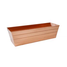 Large Copper Plated Flower Box