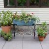 30"H Flora Stand- Large Blue Flower Box