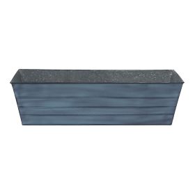 Large Nantucket Blue Flower Box