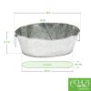 Galvanized Embossed Tub