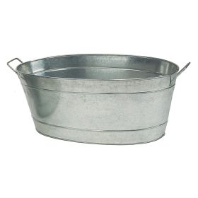 Large Oval Galvanized Tub