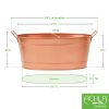 Oval Copper Plated Tub