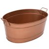 Oval Copper Plated Tub