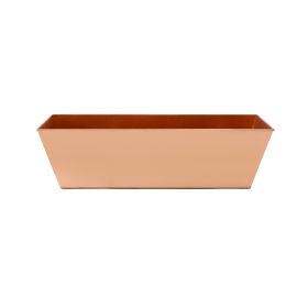 Plain Copper Plated Flower Box