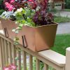 Plain Copper Plated Flower Box