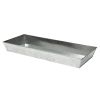 24" Antiqued Galvanized Tray