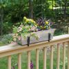 Embossed Flowerbox Bracket Kit for 2x6 Railing