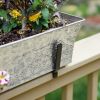 Embossed Flowerbox Bracket Kit for 2x6 Railing