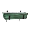 Small Green Flower Box- Clamp-On Brackets