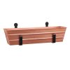 Small Copper Flower Box- Wall Brackets