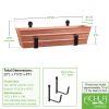 Small Copper Flower Box- Wall Brackets