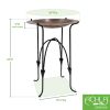 24" Classic Copper Birdbath- Phoebe Stand