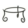 12" Mandarin Crackle Birdbath- Short Stand