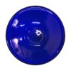 14" Cobalt Blue Crackle Birdbath- Rail Mount Bracket