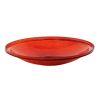 14" Crackle Glass Bowl - Red