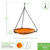 14" Mandarin Hanging Birdbath