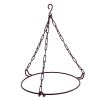 14" Red Hanging Birdbath