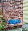 14" Teal Hanging Birdbath