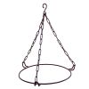 14" Teal Hanging Birdbath