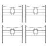 Square-on-Squares Fence Section, Pack of 4