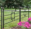 Square-on-Squares Fence Section, Pack of 4