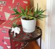 25"H Flowers Plant Stand