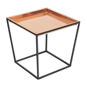 Short Arne Stand with Copper Tray