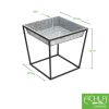 Short Arne Stand with Galvanized Tray