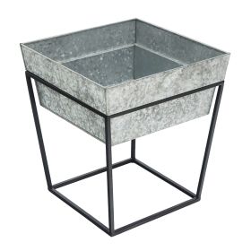 Short Arne Stand with Deep Galvanized Tray