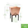 Marion II Planter- Copper Plated Flower Box