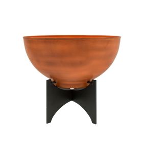 Norma I Planter- Burnt Sienna Bowl