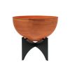 Norma II Planter- Burnt Sienna Bowl