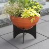 Norma II Planter- Burnt Sienna Bowl