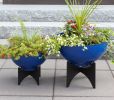 Norma II Planter- French Blue Bowl