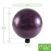 12" Gazing Globe, Plum