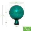 6" Gazing Globe, Emerald Green