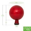 6" Gazing Globe, Red